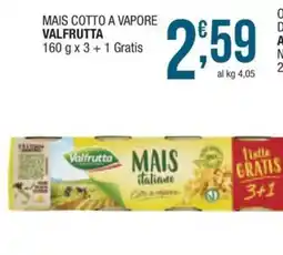 Sidis mini Mais cotto a vapore Valfrutta offerta