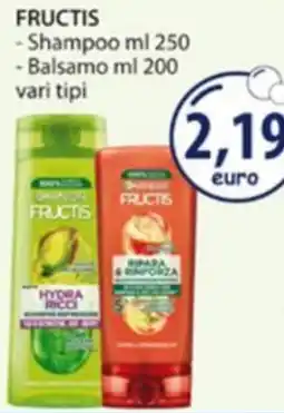 Acqua & Sapone Fructis shampoo e balsamo offerta