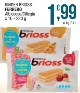 Sidis mini Kinder brioss Ferrero offerta