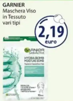 Acqua & Sapone Garnier Maschera Viso in Tessuto vari tipi offerta