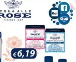 Acqua & Sapone Crema idratante Acqua alle Rose offerta