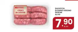 Despar Salsiccia di suino verzino Despar offerta