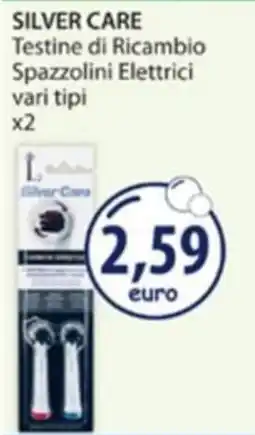 Acqua & Sapone Silver Care Testine di Ricambio Spazzolini Elettrici offerta