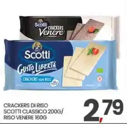 Eurospar Crackers di riso Scotti classico offerta