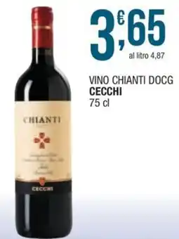 Sidis mini Vino Chianti DOCG Cecchi offerta