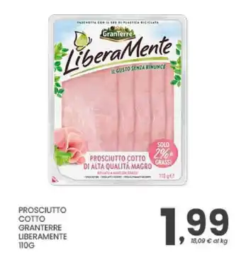 Prosciutto cotto Granterre liberamente
