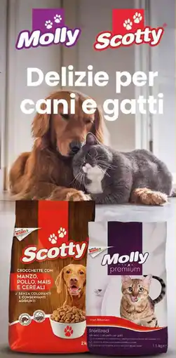 Despar Scotty crocchette con manzo, pollo, mais e cereali offerta