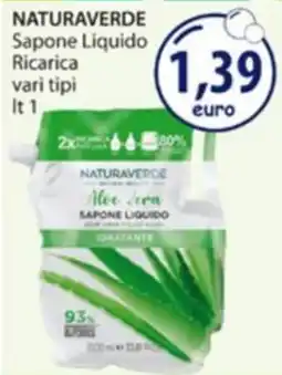 Acqua & Sapone Naturaverde Sapone Liquido Aloe Vera offerta