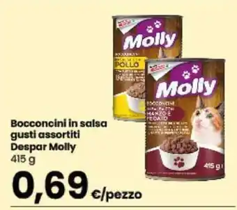 Despar Bocconcini in salsa gusti assortiti Despar Molly offerta