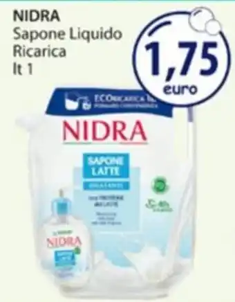 Acqua & Sapone Nidra Sapone Liquido Ricarica offerta