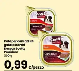 Despar Patè per cani adulti Despar Scotty Premium offerta