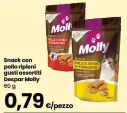 Despar Snack con pollo ripieni gusti assortiti Despar Molly offerta
