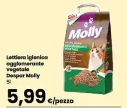 Despar Lettiera igienica agglomerante vegetale Despar Molly offerta