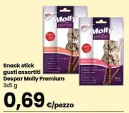 Despar Snack stick gusti assortiti Despar Molly Premium offerta