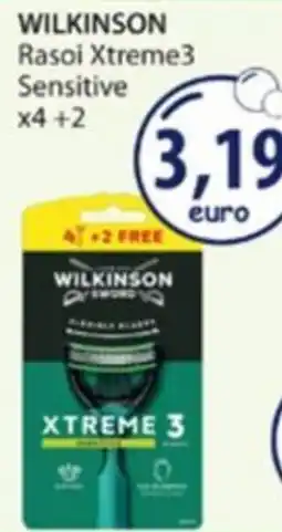 Acqua & Sapone Wilkinson Rasoi Xtreme3 Sensitive offerta