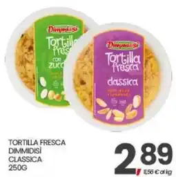 Eurospar Tortilla fresca Dimmidìsi classica offerta