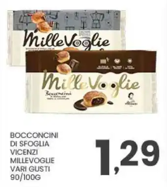 Despar Bocconcini di sfoglia Vicenzi MilleVoglie offerta
