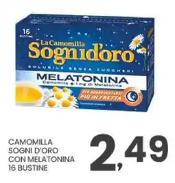 Despar Camomilla Sogni d'Oro con Melatonina offerta