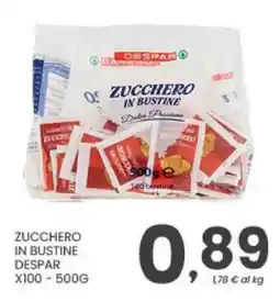 Despar Zucchero in bustine Despar offerta