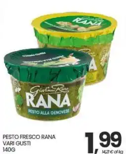 Eurospar Pesto fresco Rana offerta