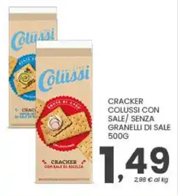 Despar Cracker Colussi con sale di Sicilia offerta