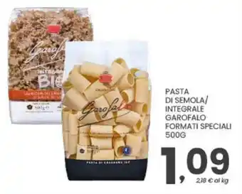 Pasta di semola/integrale Garofalo formati speciali