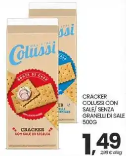 Eurospar Cracker Colussi con sale di Sicilia offerta