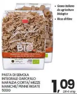 Eurospar Pasta di semola integrale garofalo offerta