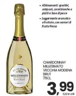 Eurospar Chardonnay millesimato vecchia modena brut offerta