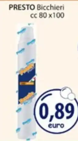 Acqua & Sapone PRESTO Bicchieri offerta