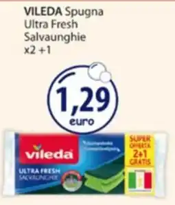 Acqua & Sapone Vileda Spugna Ultra Fresh Salvaunghie offerta