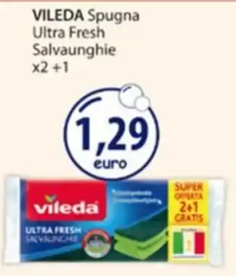 Acqua & Sapone Vileda Spugna Ultra Fresh Salvaunghie offerta