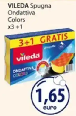 Acqua & Sapone Vileda Spugna Ondattiva Colors offerta