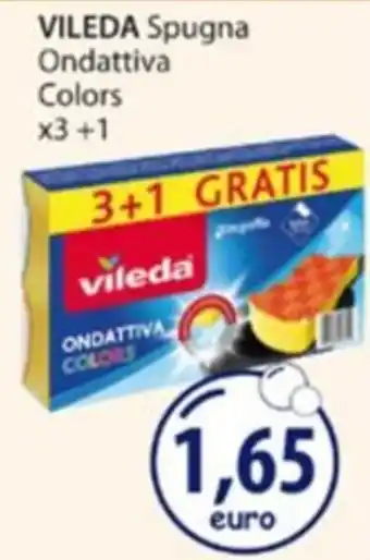 Acqua & Sapone Vileda Spugna Ondattiva Colors offerta
