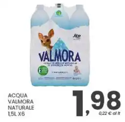 Despar Acqua Valmora Naturale offerta