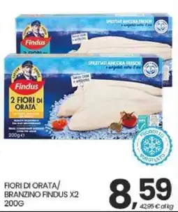 Eurospar Fiori di orata/branzino Findus offerta