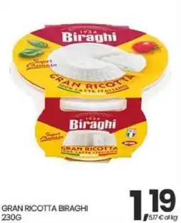 Eurospar Gran Ricotta Biraghi offerta