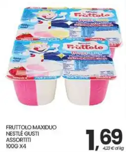 Eurospar Fruttolo Maxiduo Nestlé gusti assortiti offerta