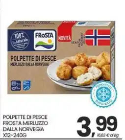 Eurospar Polpette di pesce Frosta offerta