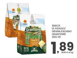 Despar Snack di Asiago/Grana Padano GranTerre offerta