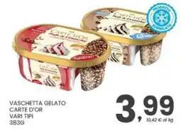 Despar Vaschetta gelato Carte d'Or offerta