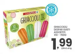 Despar Ghiaccioli Despar gusti assortiti offerta