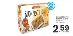 Despar Buonbiscotto Despar gusto vaniglia offerta