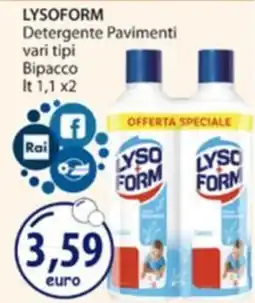 Acqua & Sapone Lysoform Detergente Pavimenti offerta