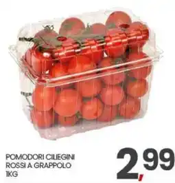 Eurospar Pomodori ciliegini rossi a grappolo offerta