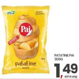 Eurospar Patatine Pai offerta