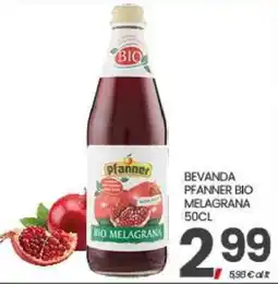 Eurospar Bevanda Pfanner Bio Melagrana offerta