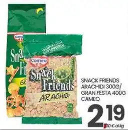 Eurospar Snack Friends Arachidi Cameo offerta