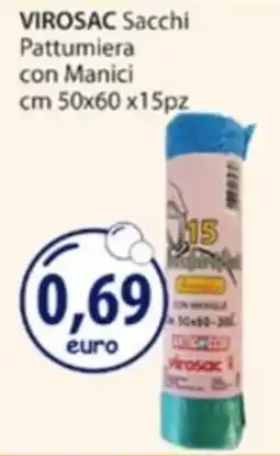 Acqua & Sapone Sacchi Pattumiera con Manici Virosac offerta
