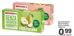Eurospar Despar senza zuccheri aggiunti pera italiana offerta